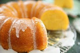 Image of Lemon Glazed  Apricot  Nectar Cake