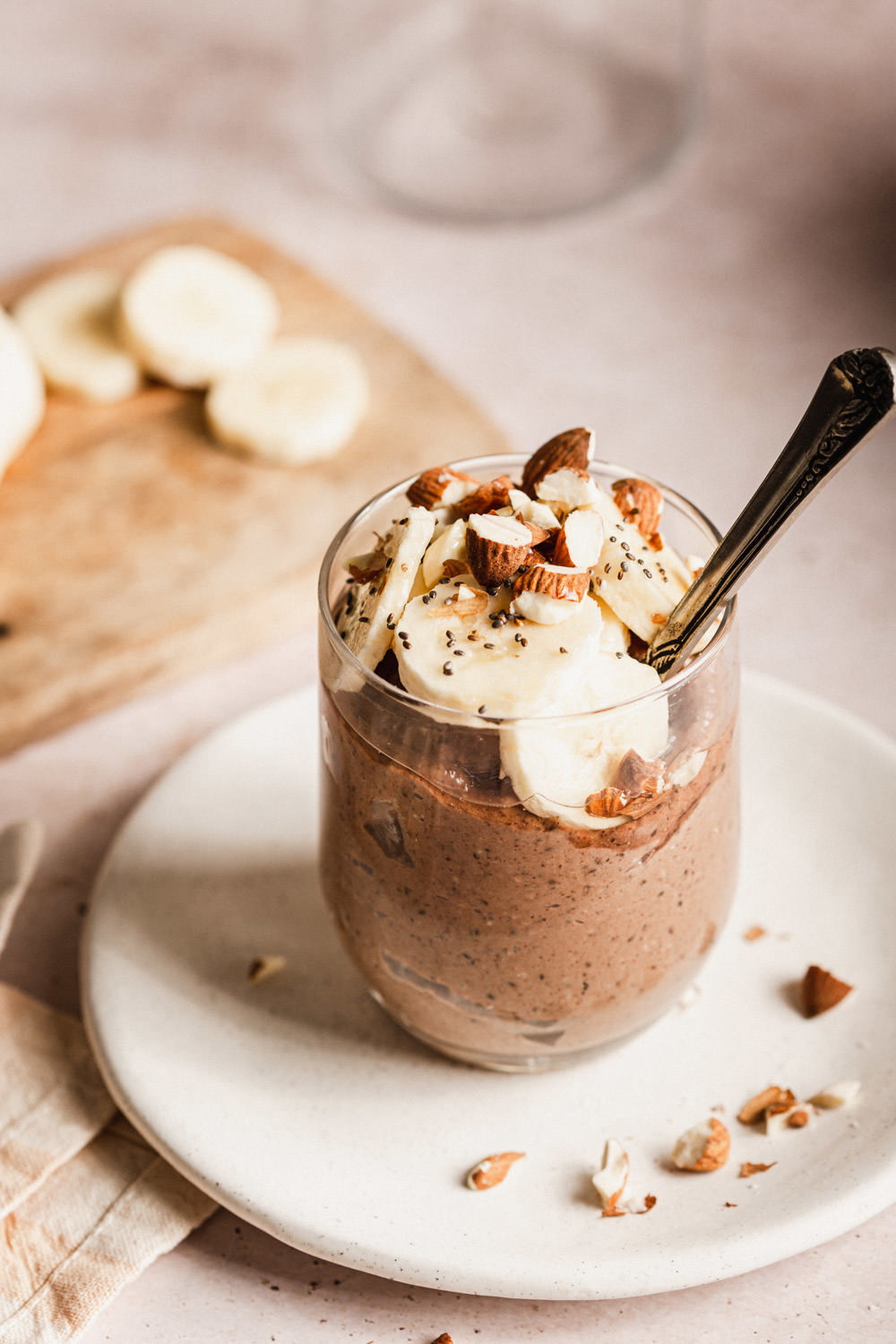 Pudding de chocolate proteico