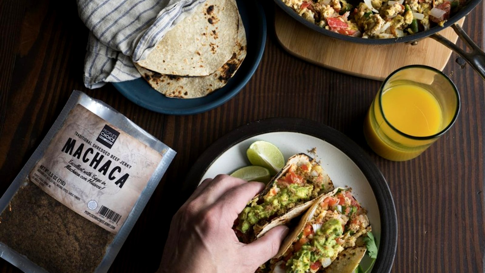 Image of Machaca con Huevos – Breakfast Tacos