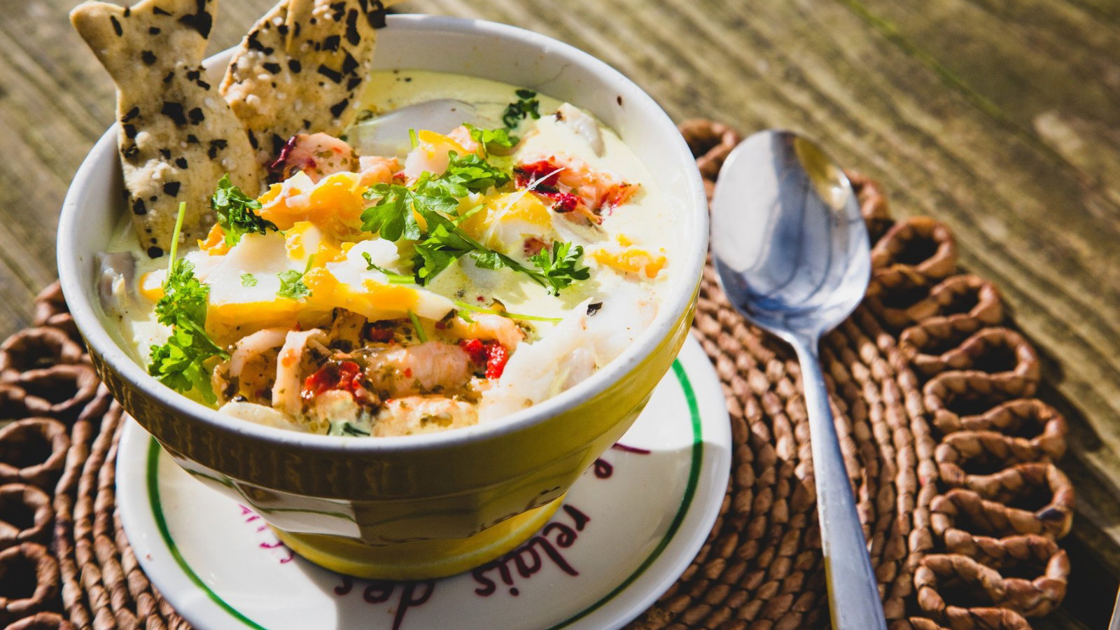 Image of Sea Food Chowder with Captain Cat's Seaweed Seasoning