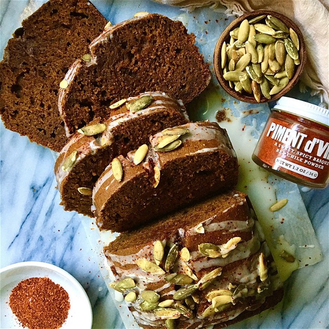 Image of Spiced Pumpkin Gingerbread Loaf