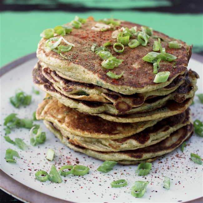 Image of Poblano Corn Pancakes