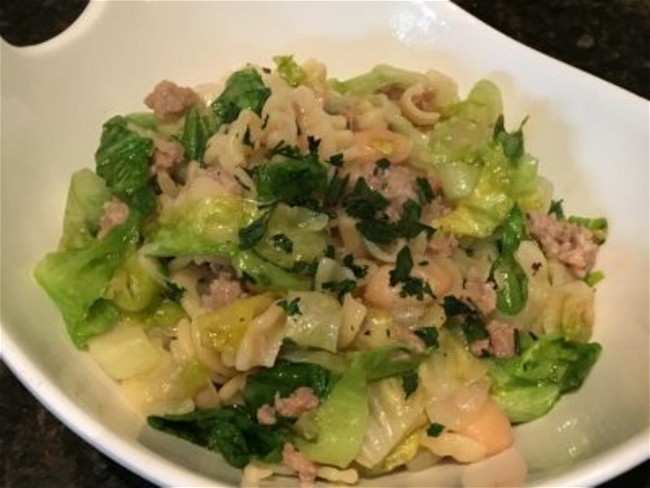 Image of Sausage, Greens & Beans Pasta
