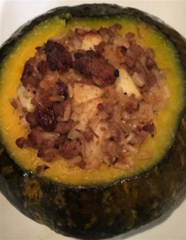Image of Sweet & Savory Stuffed Acorn Squash
