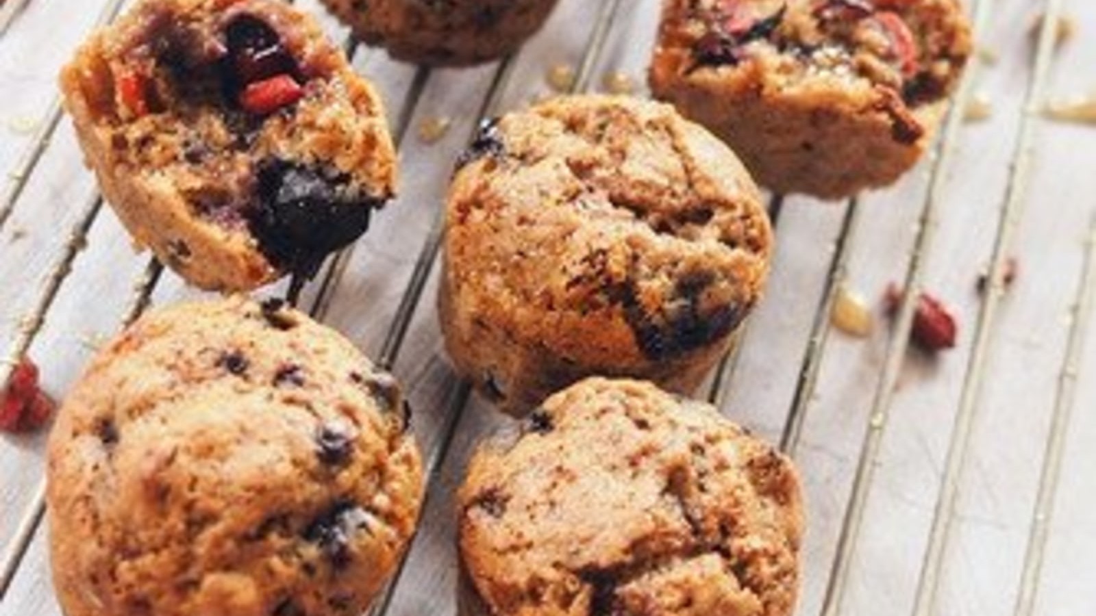 Image of Goji Blueberry Muffins