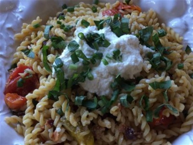 Image of Pasta with Burst Cherry Tomatoes