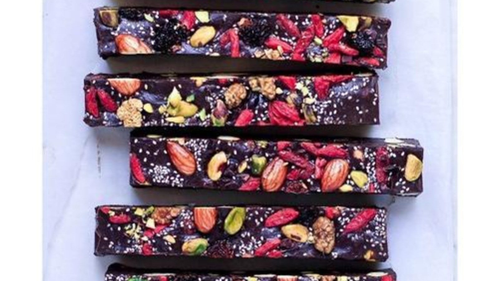 Image of Maqui fruit and nut Xmas fudge 