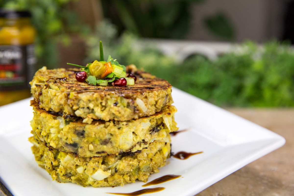 Calder's Kitchen Piccalilli Egg Burgers