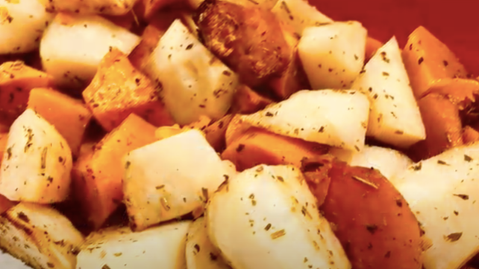 Image of Crunchy Roasted Pumpkin, Potatoes and Sweet Potato