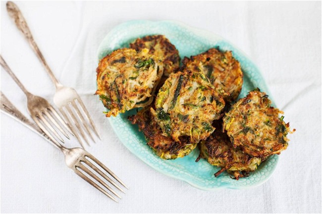 Image of Zucchini Latkes with Herbs & Spices 