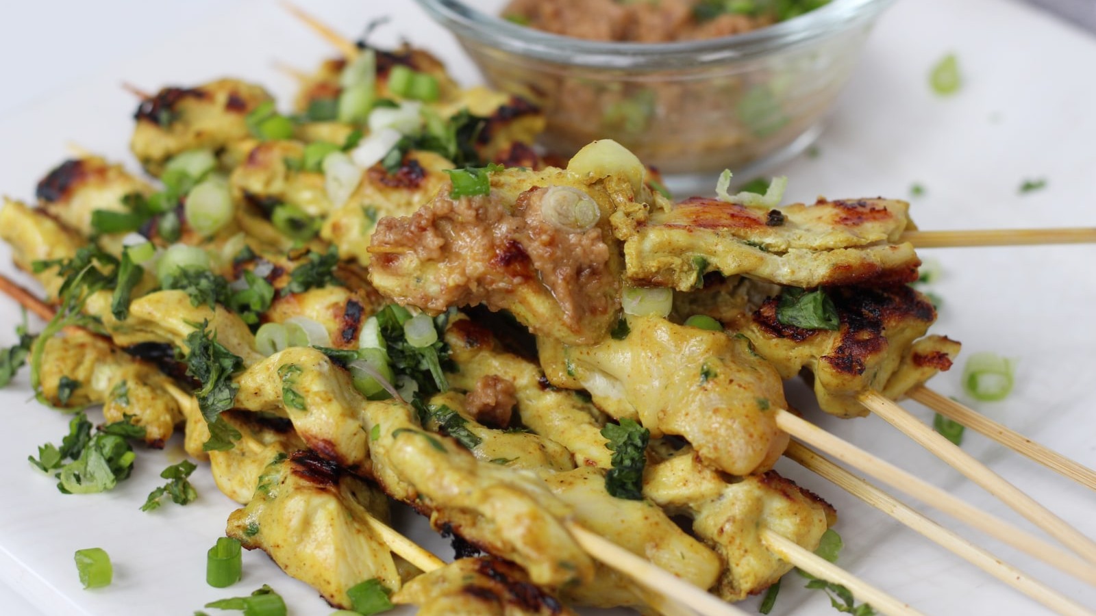 Image of Chicken Satay with Peanut Sauce