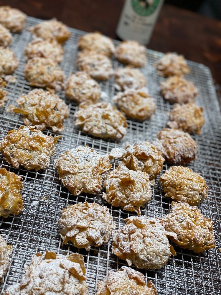 Image of Let cool and then dust with confectioner’s sugar. These cookies...