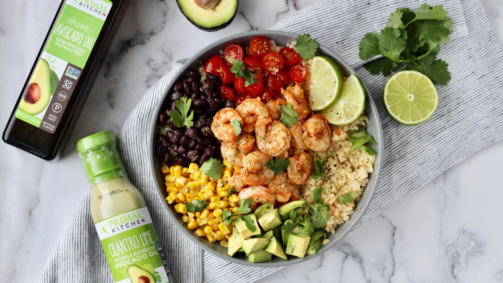 Image of Cilantro Lime Shrimp Bowl