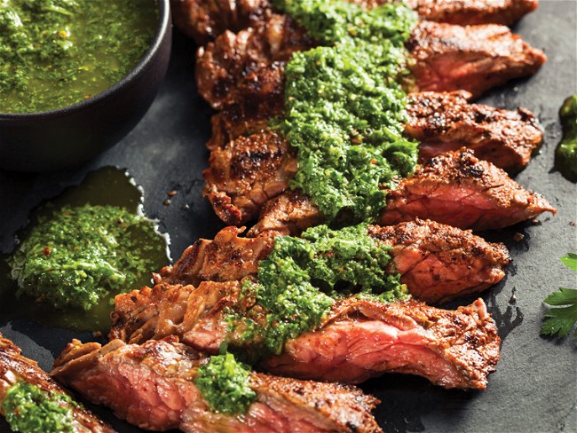 Image of Grilled Chimichurri Skirt Steak