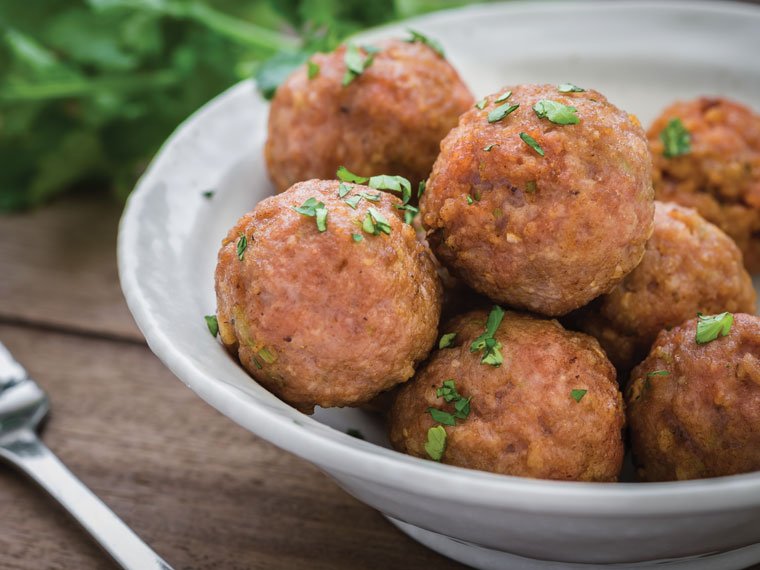 Meatballs in pressure online cooker xl