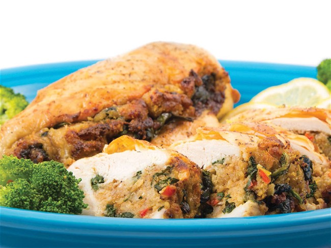 Image of Spinach-Stuffed Chicken