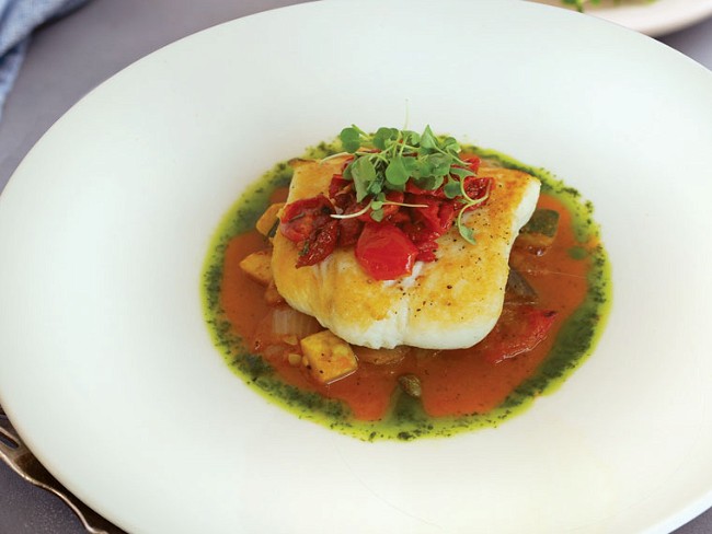 Image of Baked Halibut à la Provençal