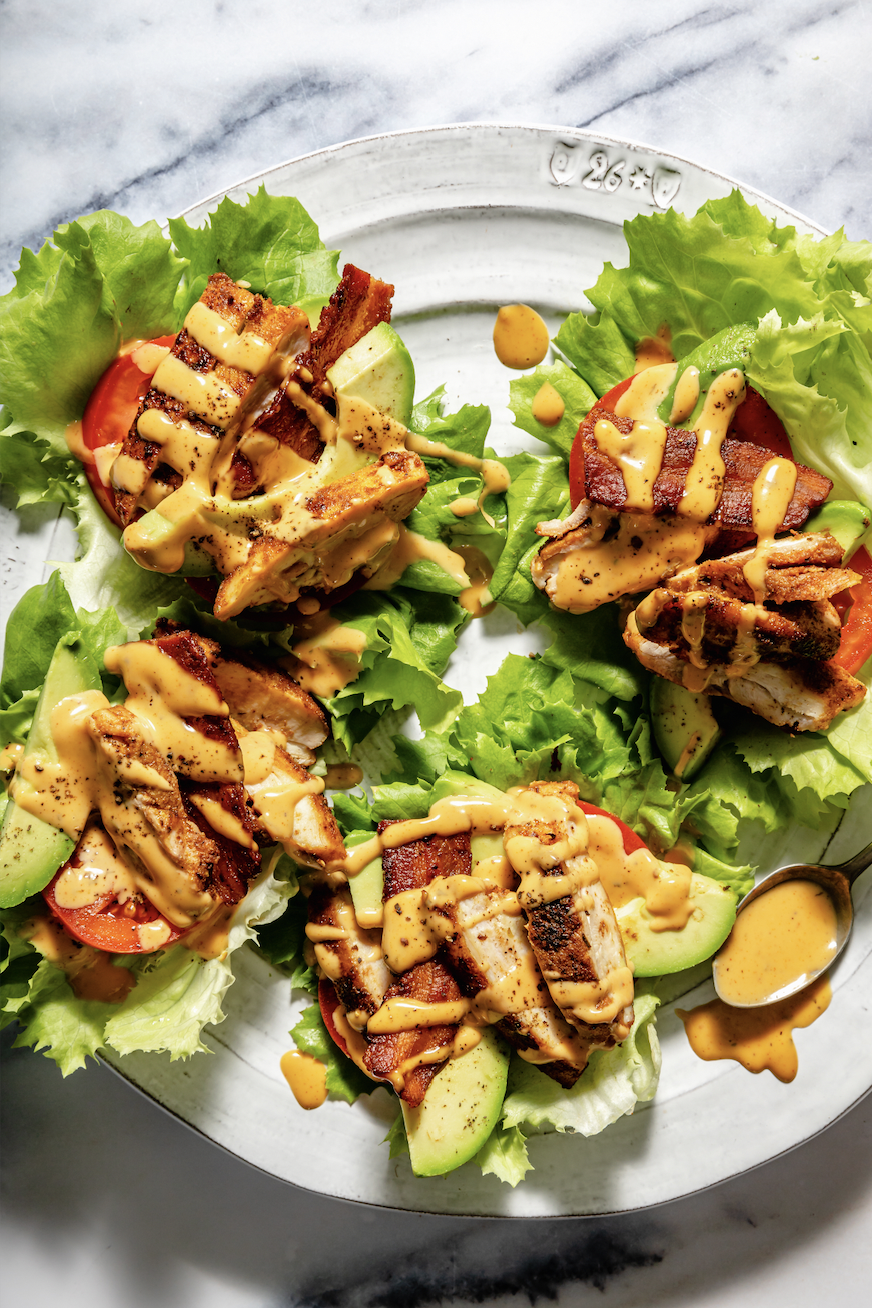 Image of Chicken BLAT Wraps with Chipotle Ranch