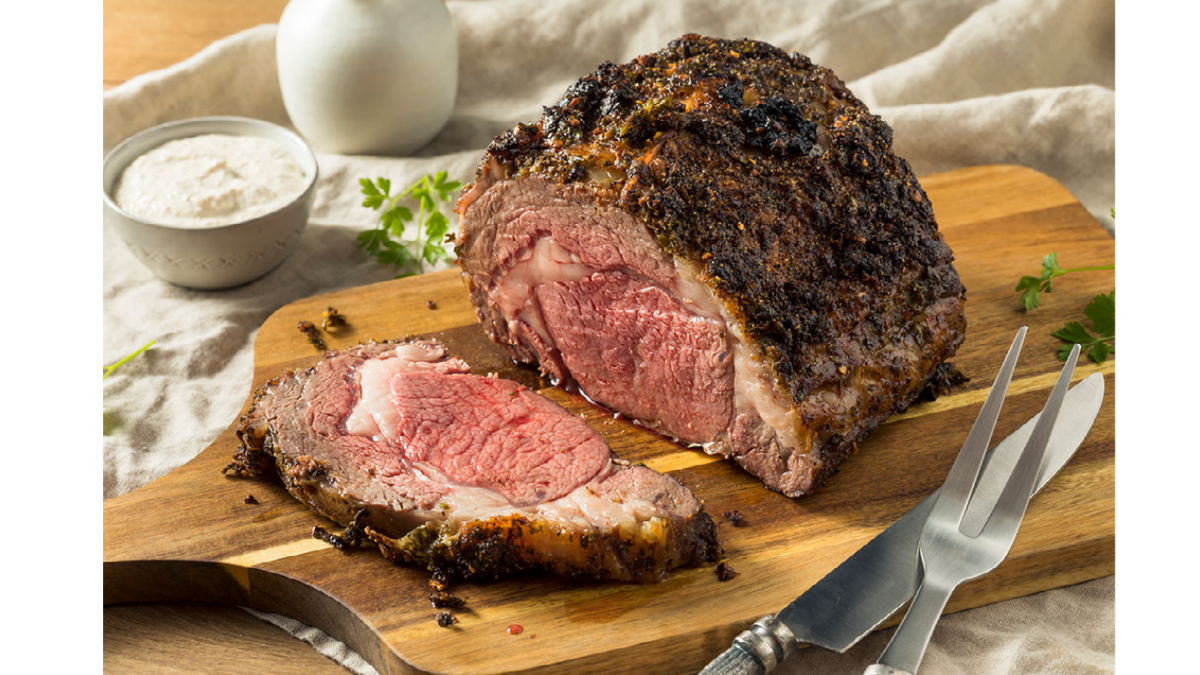 Herb and Garlic Roasted Prime Rib