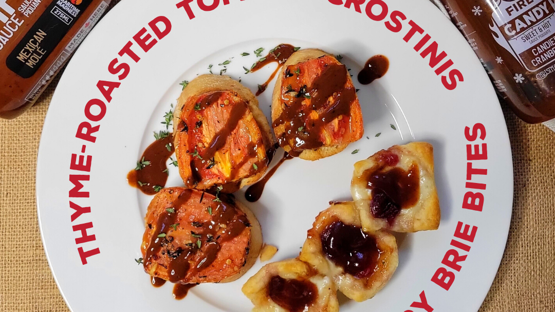 Image of Thyme-Roasted Tomato Crostinis