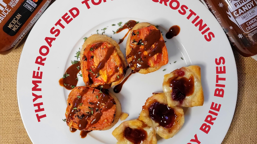 Image of Thyme-Roasted Tomato Crostinis