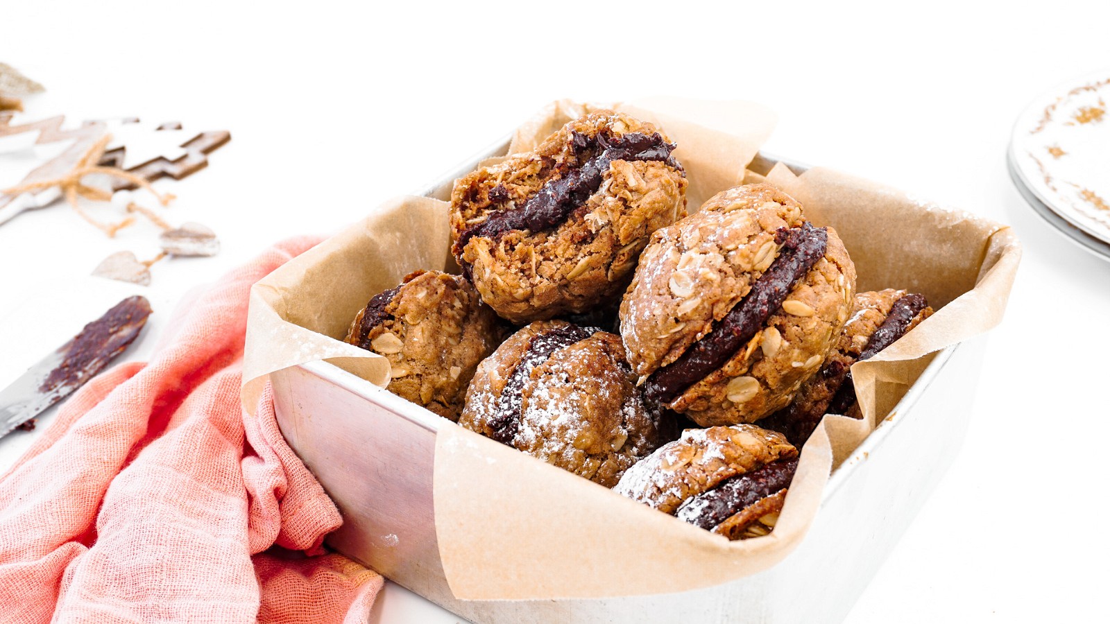 Image of Chocolate Orange Filled Biscuit Sandwiches