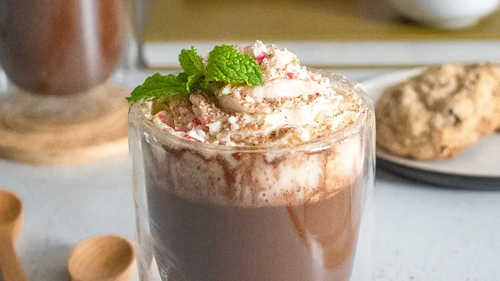 Image of Peppermint Hot Chocolate (Vegan, Dairy-Free)