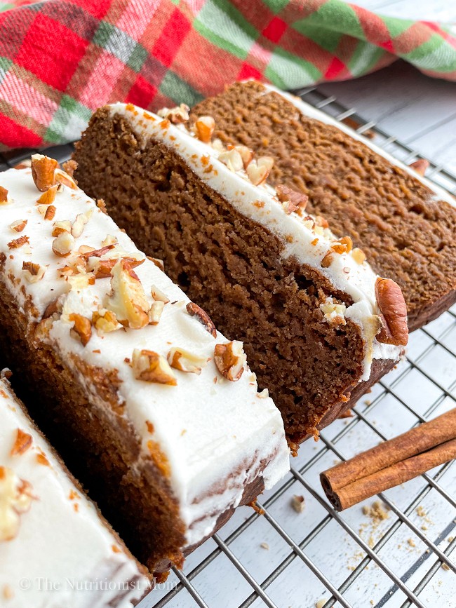 Image of Iced Gingerbread Protein Loaf