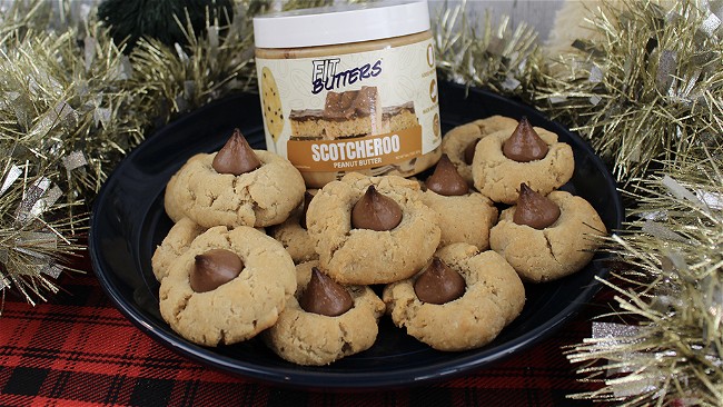 Image of Healthier FIt Butters Star Blossom Holiday Cookies