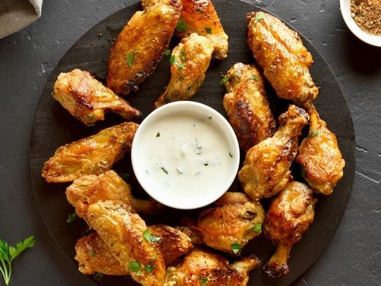 Image of Ginger-scallion chicken wings