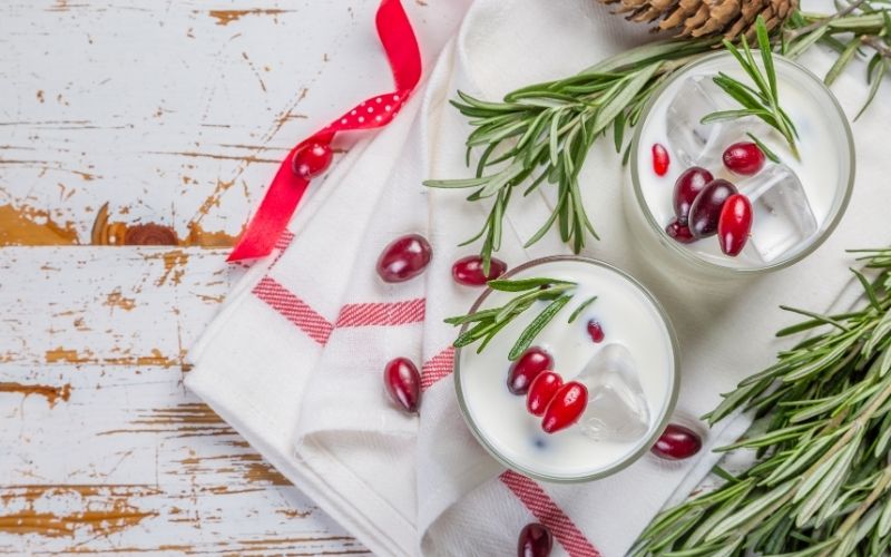 White Christmas Margarita Punch