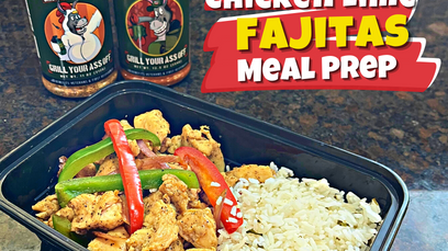 Chicken Fajita Bowl Meal Prep Recipe - Key To My Lime