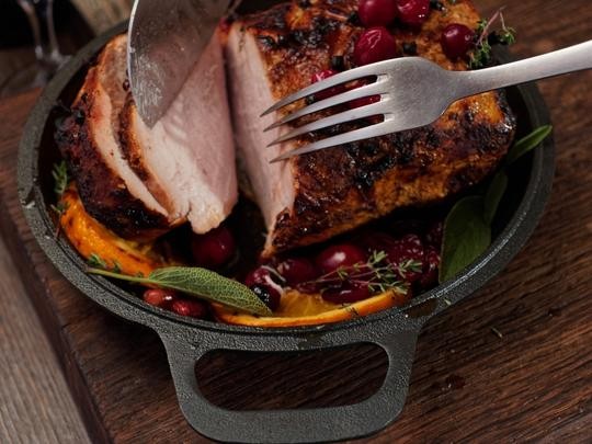 Image of Pork Loin and Roasted Sweet Potatoes