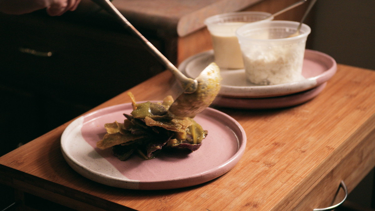 Chilaquiles Verdes de Ana Castro, al estilo de la Abuela