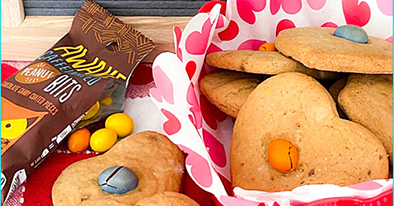 Image of Caffeinated Heart-Shaped Cookies