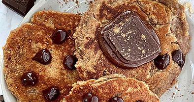 Image of Chocolate Chip Oatmeal Sweet Potato Pancakes