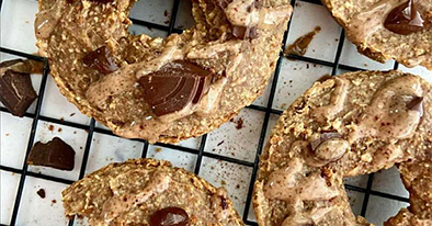 Image of Oatmeal Chocolate Chip Nut Butter Donuts