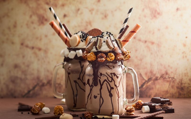 Boozy S'Mores Milkshake