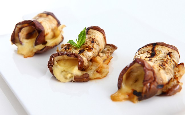 Image of Eggplant Appetizers (Roll ups)