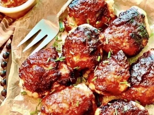Image of Apricot Chicken Thighs