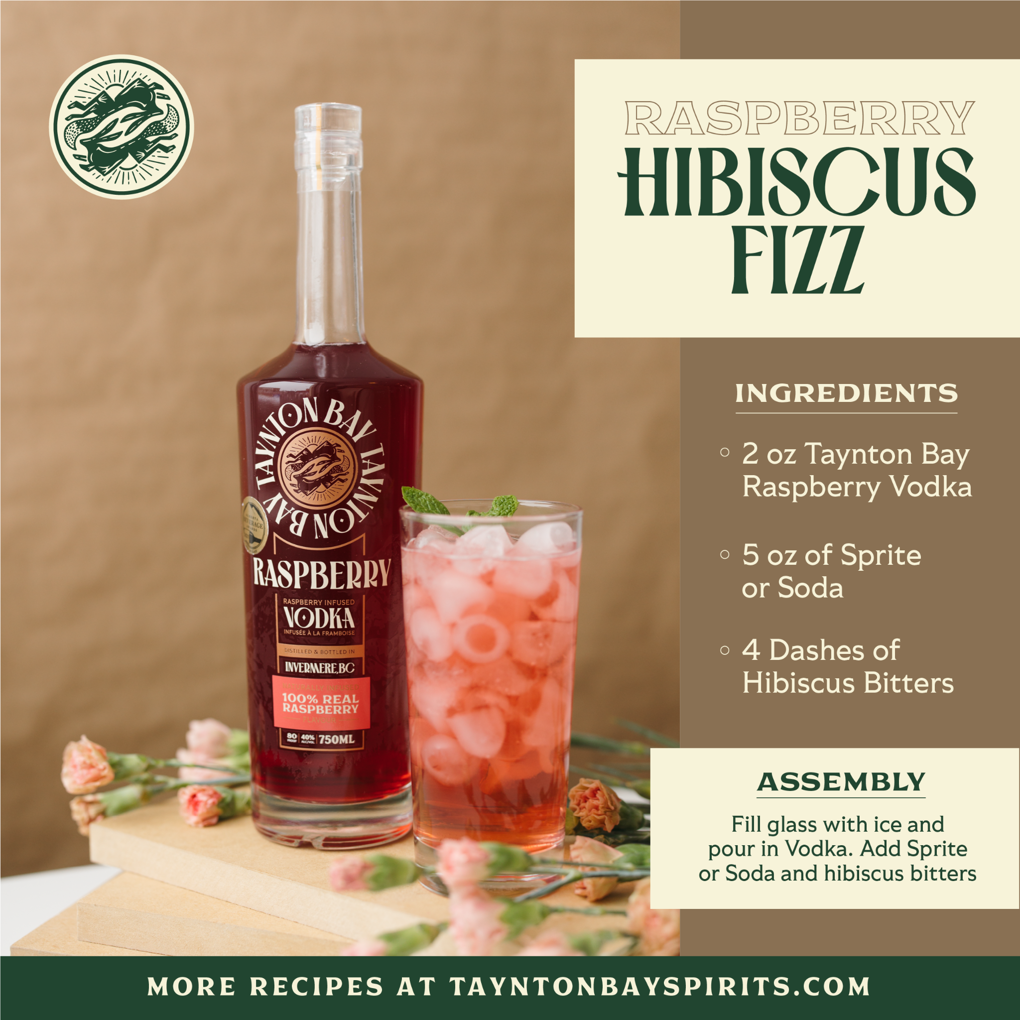 Image of Raspberry Hibiscus Fizz Recipe