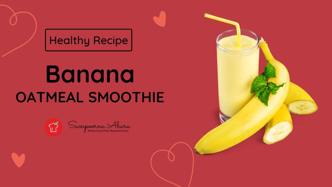Image of Banana Oatmeal Smoothie Recipe