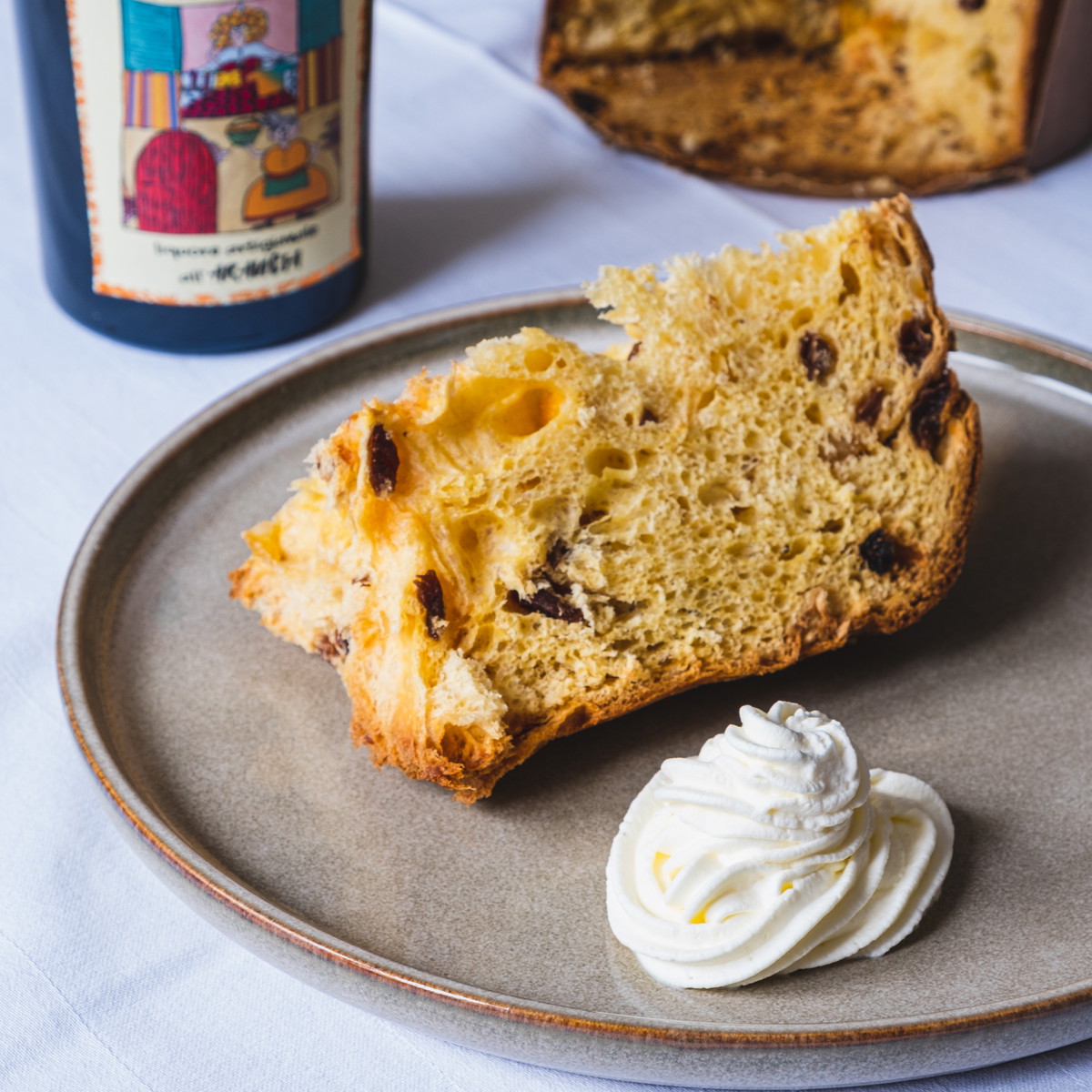 Sahne mit Orengenlikör - Panna con liquore all'arancia