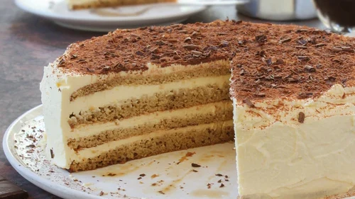 Image of Grain-free cultured cream Tiramisu cake