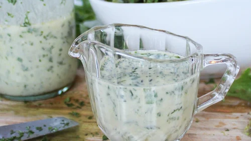 Image of Mediterranean herb probiotic salad dressing