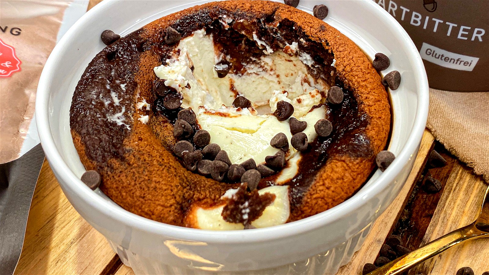 Image of Mini Chocolate Cheesecake Kuchenbowl