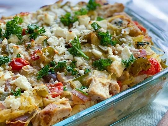 Image of Greek Spaghetti Squash Casserole