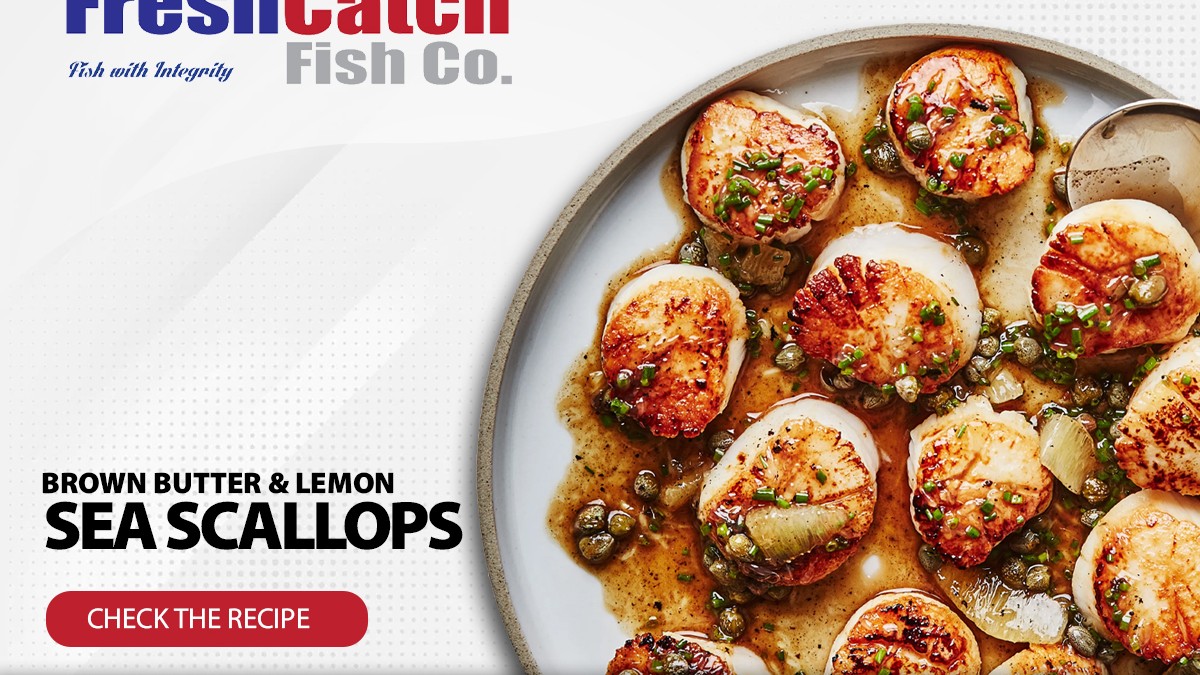 Seared Scallops With Brown Butter and Lemon Pan Sauce-image