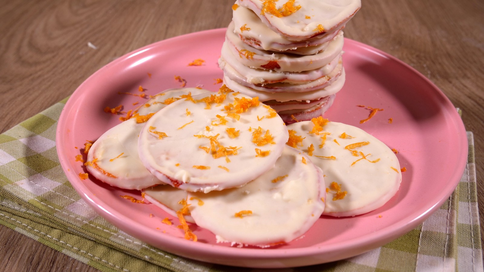 Image of White Chocolate Orange Slices