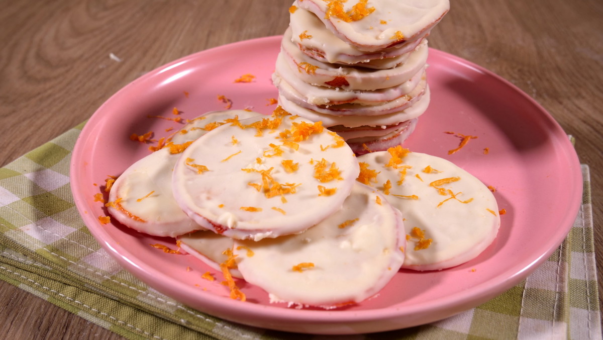 White Chocolate Orange Slices